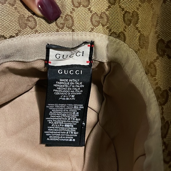 Authentic Gucci bucket hat size large 23 1/5 inches - Picture 5 of 9